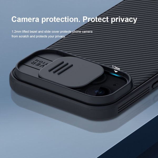 Nillkin iPhone 15 Deksel CamShield Pro Svart