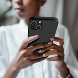 iPhone 15 Deksel Card Slide Svart