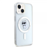 Karl Lagerfeld iPhone 15 Deksel Choupette MagSafe Transparent