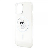 Karl Lagerfeld iPhone 15 Deksel Choupette MagSafe Transparent