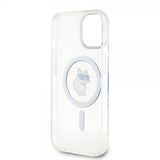 Karl Lagerfeld iPhone 15 Deksel Choupette MagSafe Transparent