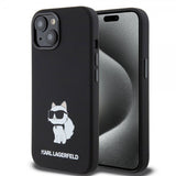 Karl Lagerfeld iPhone 15 Deksel Choupette NFT Svart