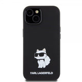 Karl Lagerfeld iPhone 15 Deksel Choupette NFT Svart