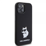 Karl Lagerfeld iPhone 15 Deksel Choupette NFT Svart