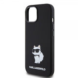 Karl Lagerfeld iPhone 15 Deksel Choupette NFT Svart