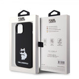 Karl Lagerfeld iPhone 15 Deksel Choupette NFT Svart