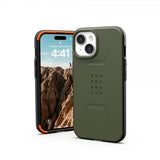 Urban Armor Gear (UAG) iPhone 15 Deksel Civilian MagSafe Olive Drab