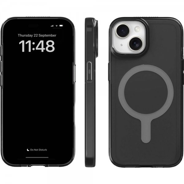agood company iPhone 15 Deksel CLRPRTCT Tinted Black