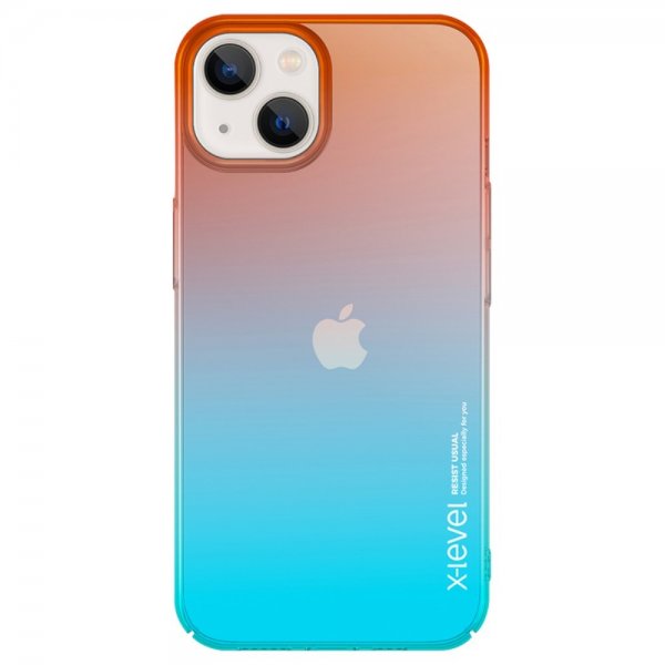 X-Level iPhone 15 Deksel Colorful Series Oransje