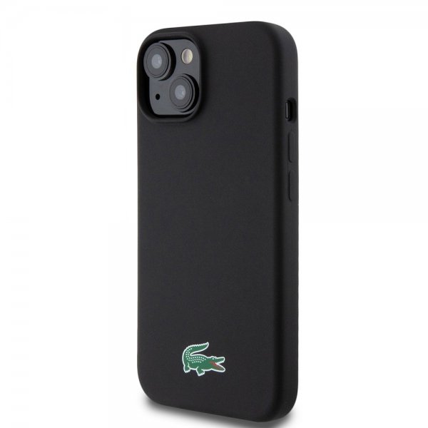 Lacoste iPhone 15 Plus Deksel Croc Logo MagSafe Svart
