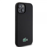 Lacoste iPhone 15 Deksel Croc Logo MagSafe Svart