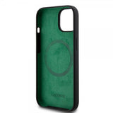 Lacoste iPhone 15 Deksel Croc Logo MagSafe Svart