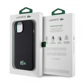 Lacoste iPhone 15 Deksel Croc Logo MagSafe Svart