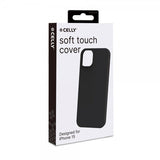 Celly iPhone 15 Deksel CROMO Svart