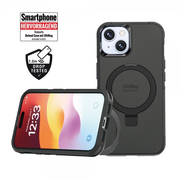 4smarts iPhone 15 Deksel Defend Case Magic Stand MagSafe