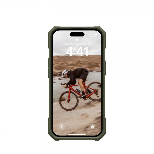 Urban Armor Gear (UAG) iPhone 15 Deksel Essential Armor MagSafe Olive Drab