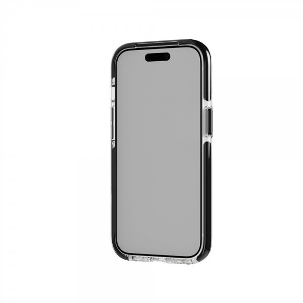 Tech21 iPhone 13/14/15/16e/17e Deksel Evo Crystal Kick MagSafe Clear/Black