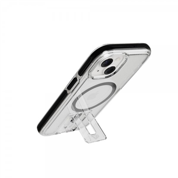 Tech21 iPhone 13/14/15/16e/17e Deksel Evo Crystal Kick MagSafe Clear/Black