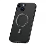 Baseus iPhone 15 Deksel Fauxther Series MagSafe Svart