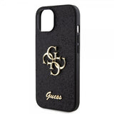 Guess iPhone 15 Deksel Fixed Glitter Svart