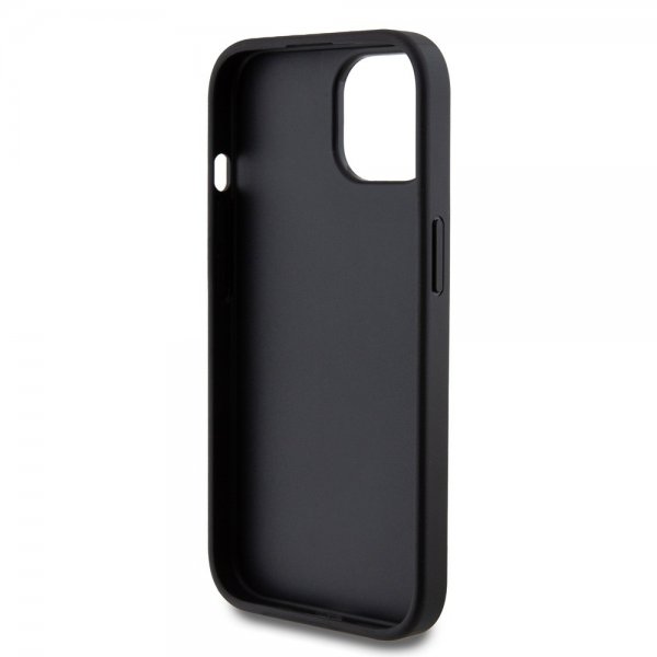 Guess iPhone 15 Deksel Fixed Glitter Svart