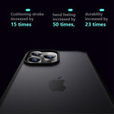 X-Level iPhone 15 Deksel Frosted Bakside Svart