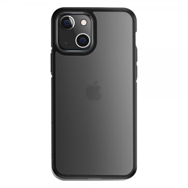 X-Level iPhone 15 Deksel Frostet Transparent Svart
