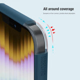 Nillkin iPhone 15 Deksel Frosted Shield Pro MagSafe Blå