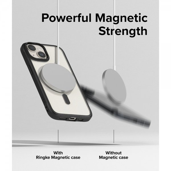 Ringke iPhone 15 Deksel Fusion Bold Magnetic Matte Black