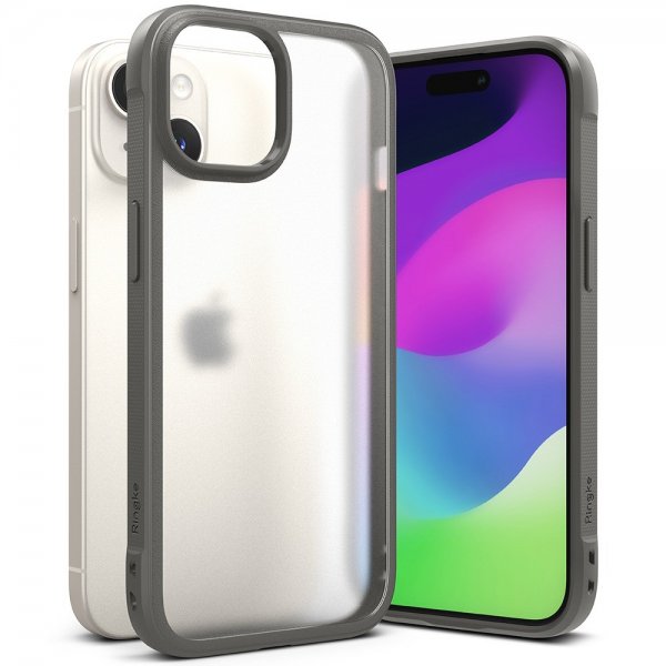 Ringke iPhone 15 Deksel Fusion Bold Matte Gray