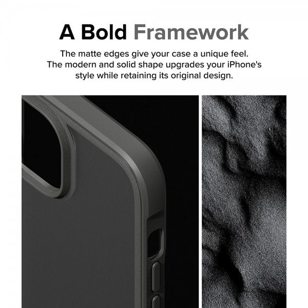 Ringke iPhone 15 Deksel Fusion Bold Matte Gray