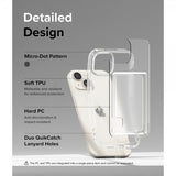 Ringke iPhone 15 Deksel Fusion Card Clear