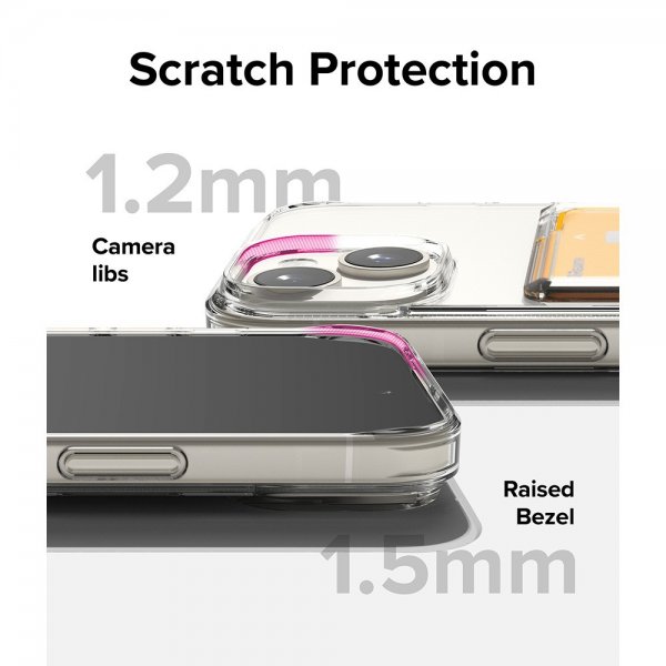Ringke iPhone 15 Deksel Fusion Card Clear