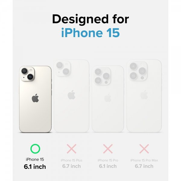 Ringke iPhone 15 Deksel Fusion Design Jeju