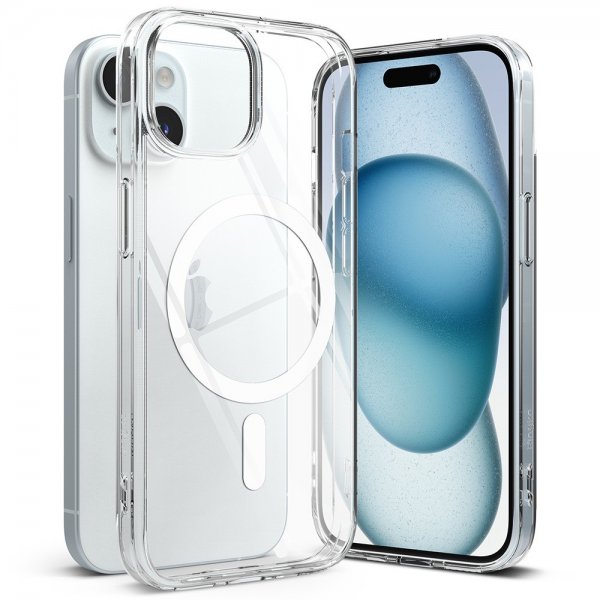 Ringke iPhone 15 Deksel Fusion Magnetic Clear