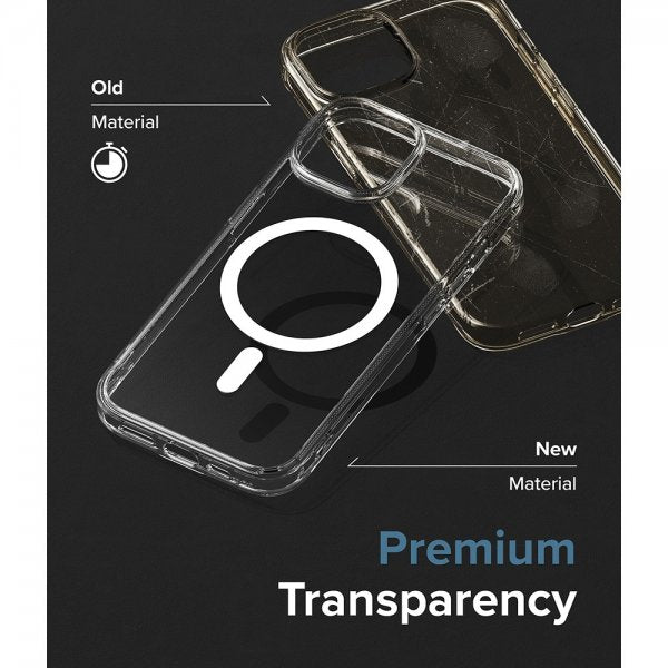 Ringke iPhone 15 Deksel Fusion Magnetic Clear