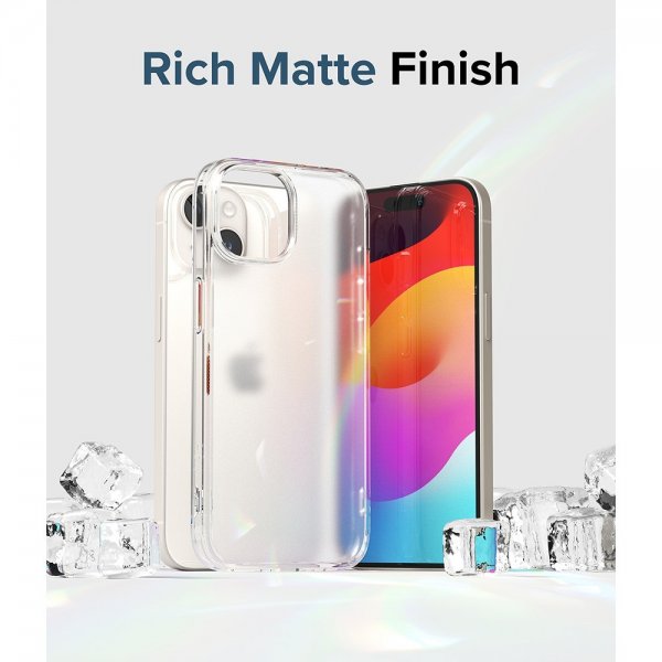Ringke iPhone 15 Deksel Fusion Matte Clear