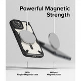 Ringke iPhone 15 Deksel Fusion X Magnetic Matte Black