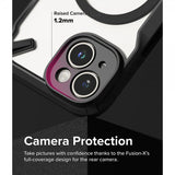 Ringke iPhone 15 Deksel Fusion X Magnetic Matte Black