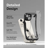 Ringke iPhone 15 Deksel Fusion X Svart