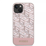 Guess iPhone 15 Deksel G Cube MagSafe Rosa