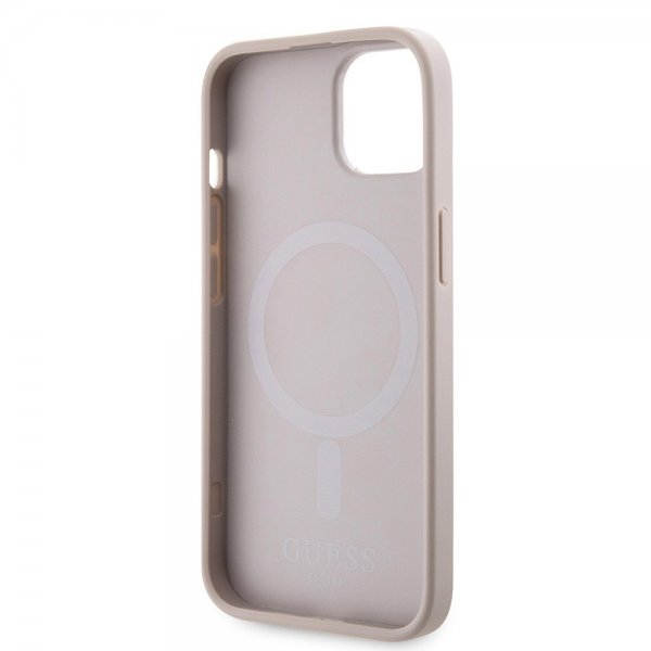 Guess iPhone 15 Deksel G Cube MagSafe Rosa