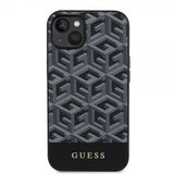Guess iPhone 15 Deksel G Cube MagSafe Svart