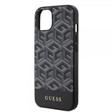 Guess iPhone 15 Deksel G Cube MagSafe Svart