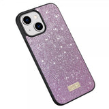 Sulada iPhone 15 Deksel Glitter Lilla