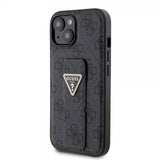 Guess iPhone 15 Deksel Grip Stand Function Svart