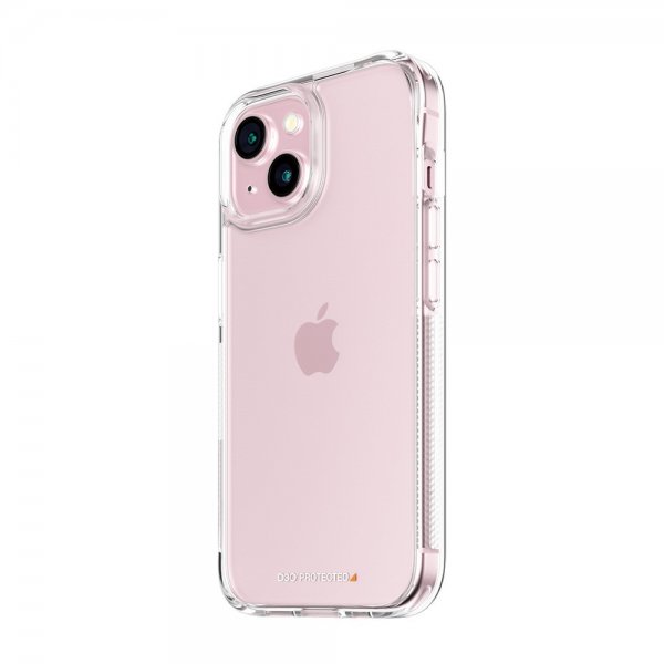 PanzerGlass iPhone 13/14/15 Deksel HardCase D3O Transparent