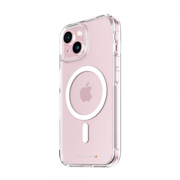 PanzerGlass iPhone 15 Deksel HardCase MagSafe D3O Transparent