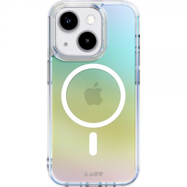 LAUT iPhone 15 Deksel HOLO MagSafe Pearl