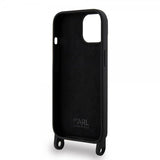 Karl Lagerfeld iPhone 15 Deksel Ikonik Crossbody Svart